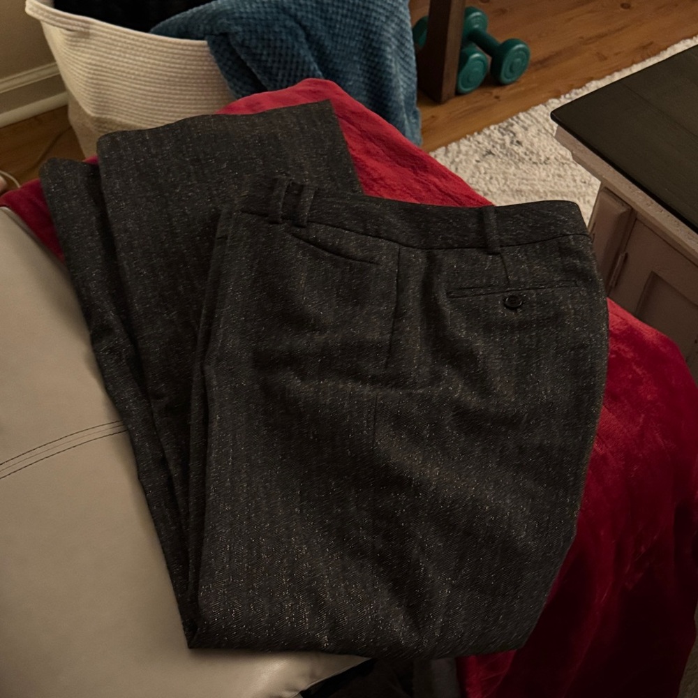 Talbots Charcoal Dress Pants for Women, size 10.